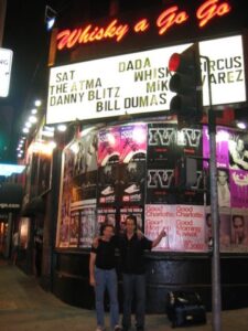 Bill Dumas at Whisky-A-Go-Go, Los Angeles, Sunset Strip, Blonde Furniture